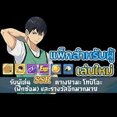 HAIKYU!! FLY HIGH - แพ็กสำหรับผู้เล่นใหม่ | GAMEJIRA
